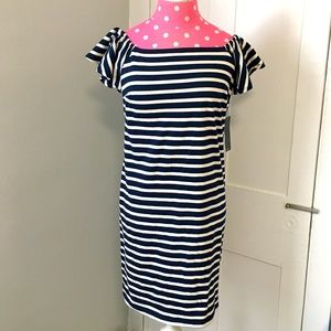 Ralph Lauren Navy and White Striped Dress
